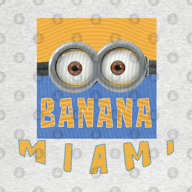 MINION BANANA USA MIAMI by LuckYA